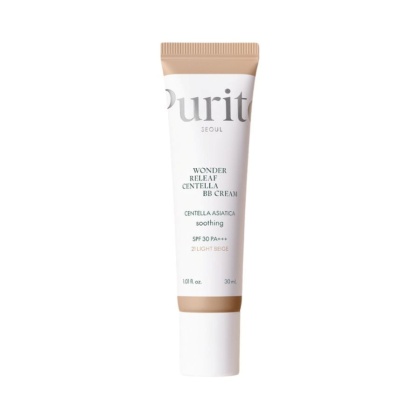 PURITO SEOUL Regenerujący krem BB z wąkrotą azjatycką SPF 30 PA+++, 30 ml Light Beige