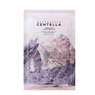 SKIN1004 Madagascar Centella Poremizing Clarifying Mask, Maska w płachcie minimalizująca widoczność porów, 23 ml