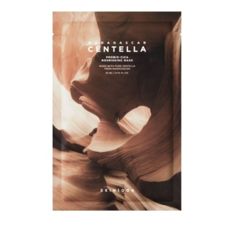 SKIN1004 Madagascar Centella Probio-Cica Nourishing Mask, пробіотична регенеруюча тканинна маска, 22 мл