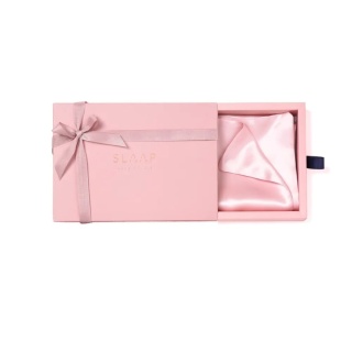 SLAAP Jedwabna poszewka na poduszkę pudrowy róż 50x60