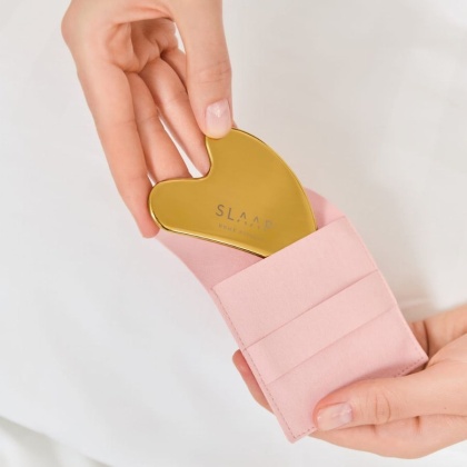 Масажна пластина для обличчя SLAAP GUA SHA з нержавіючої сталі