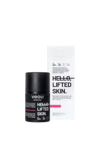 Veoli botanica lekki krem ochronny SPF 50+HELLO, LIFTED SKIN