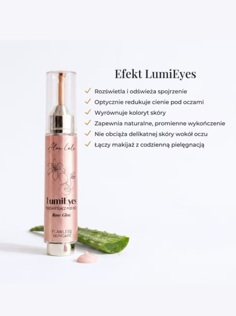 ALOE LOLA LumiEyes Rose Glow – Rozświetlający korektor pod oczy