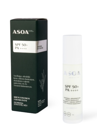 ASOA Chemical Sunscreen SPF 50+ PA++++ 50 ml