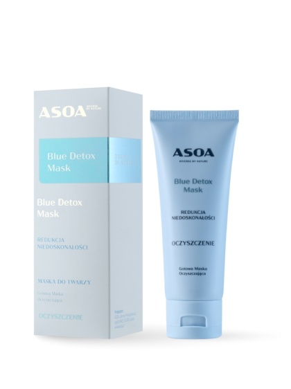 ASOA Maseczka Do Twarzy – Blue Detox Mask 75 ml