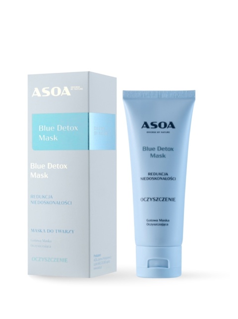 ASOA Maseczka Do Twarzy – Blue Detox Mask 75 ml