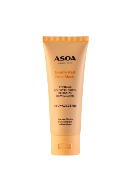 ASOA Maseczka Do Twarzy – Gentle Red