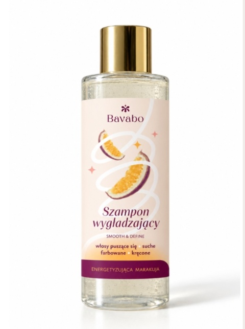 BABO Szampon wygładzający | włosy kręcone, zniszczone, suche, rozjaśniane 200ml