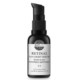 Стимулююча та зміцнююча сироватка Bioup RETINAL з ретиналем 0,1%, екзосомами Acmella та CICA 30 мл