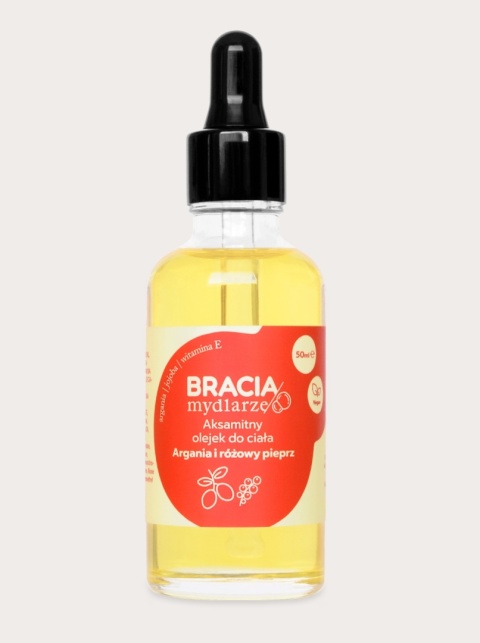 Bracia Mydlarze Aksamitny olejek do ciała Argania i różowy pieprz 50ml