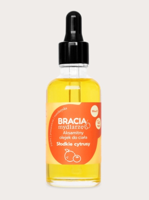 Bracia Mydlarze Aksamitny olejek do ciała Słodkie cytrusy 50ml