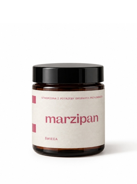 Świeca sojowa o zapachu marcepanu MARCEPAN 120 ml