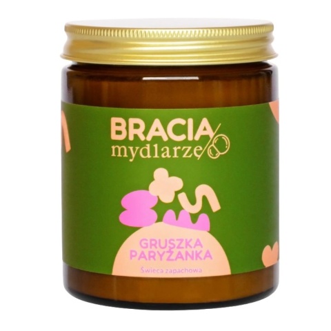 Bracia Mydlarze Świeca sojowa Gruszka Paryżanka 180ml
