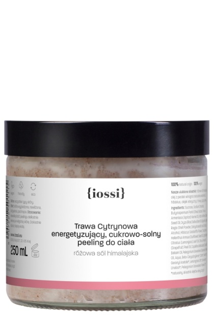 IOSSI Peeling do ciała energetyzujący TRAWA CYTRYNOWA 250 ML
