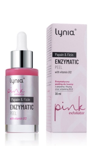 Lynia Enzymatyczny peeling do twarzy z papainą i ficyną oraz witaminą B12
