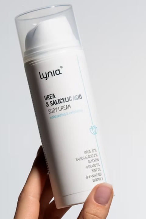 Lynia Moisturizing and exfoliating cream with urea (10%), salicylic acid (2%) 150 ml