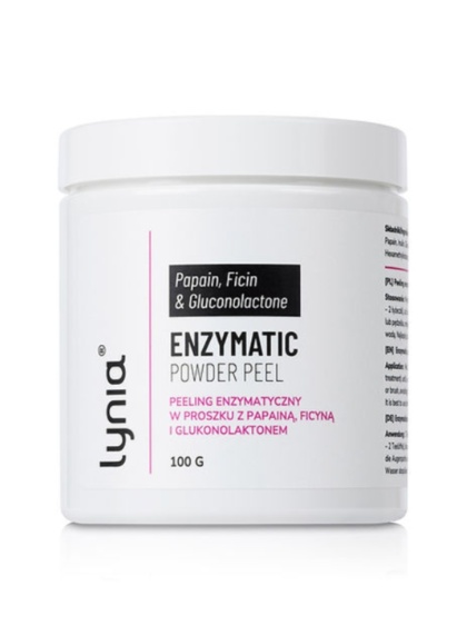 Lynia Peeling enzymatyczny w proszku z papainą i ficyną oraz glukonolaktonem 100 g
