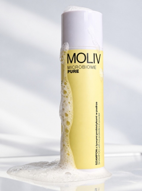 MOLIV MICROBIOME PURE Szampon w pudrze Odnowa Skóry Głowy i Mikrozłuszczenie. 120g