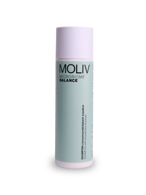 MOLIV MICROBIOME BALANCE Szampon w pudrze | Kontrola Sebum i Równowaga Mikrobiomu. 120g