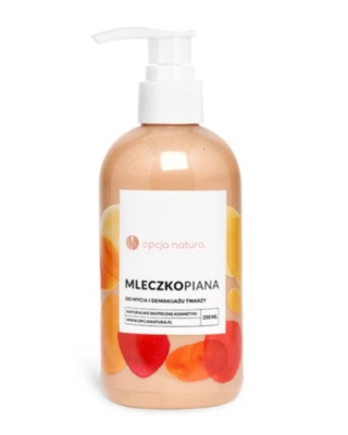 Opcja Natura Mleczkopiana do mycia i demakijażu twarzy 250 ml