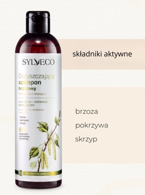 SYLVECO Oczyszczający szampon brzozowy 300 ml