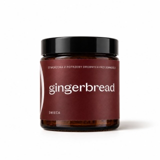 Świeca sojowa o zapachu pierniczka GINGERBREAD 120 ml