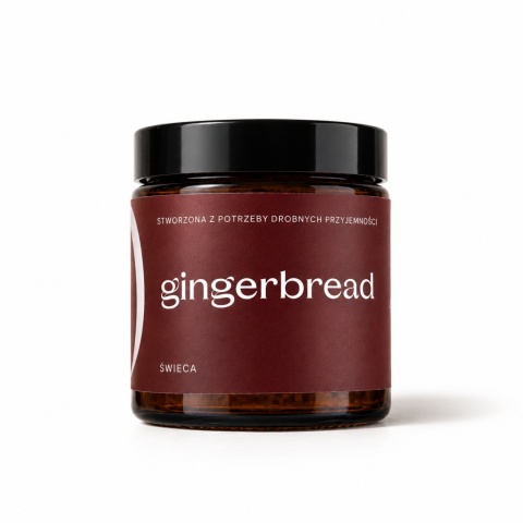 Świeca sojowa o zapachu pierniczka GINGERBREAD 120 ml