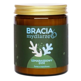 Bracia Mydlarze Świeca sojowa Szmaragdowy dym 180ml