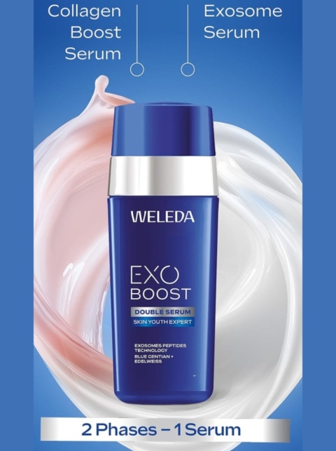 WELEDA Exo Boost podwójne serum z goryczką letnią i szarotką alpejską 30 ml
